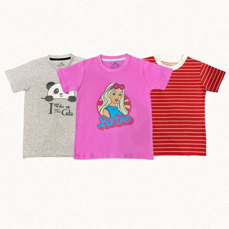 Pack Of 3 T-Shirts - For Girls